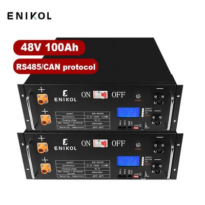 Lifepo4 Bateria de íons de lítio de 48 volts 100ah 200ah 24V 5kwh Bateria do sistema solar off grid