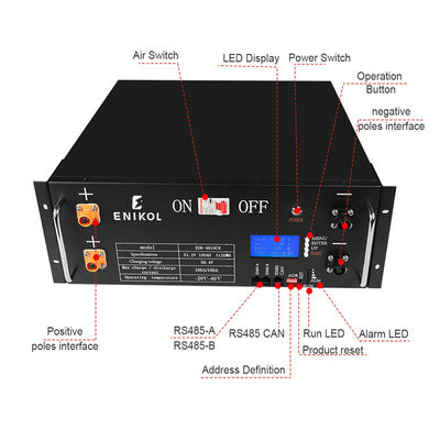 Bateria de armazenamento de energia 48V 100ah 200ah Lifepo4 Bateria de lítio