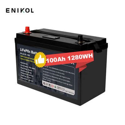 12V 100h RV LiFePo4 Bateria Armazenamento de Energia Solar Bateria de Íons de Lítio