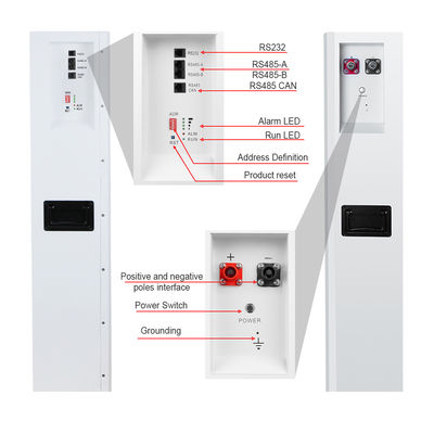 10kwh Solar Lifepo4 Bateria Powerwall 48V Off Grid Bateria de íons de lítio 100ah 200ah