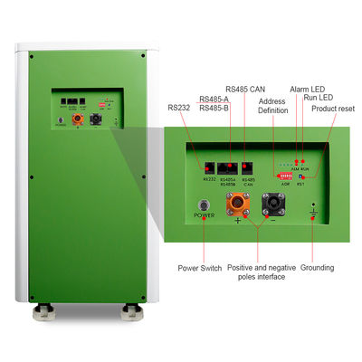 Bateria solar de 48V de rodas 200ah 250ah 10kwh 15kwh Bateria de iões de lítio Lifepo4