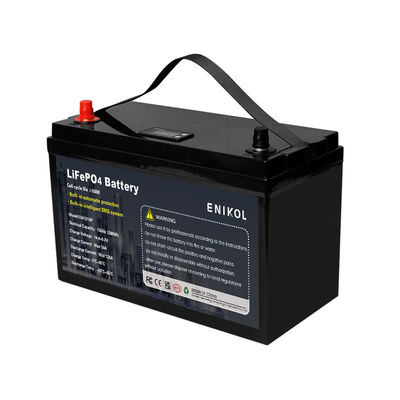 12V Deep Cycle RV LiFePo4 Bateria 100ah Smart Energy Bateria de lítio solar