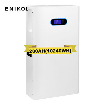 Bateria de armazenamento de energia montada na parede 51.2V 200ah 48V 100ah Lifepo4 Bateria