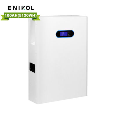 Powerwall 5kw Bateria LiFePo4 montada na parede 48V 100Ah Bateria solar de íons de lítio