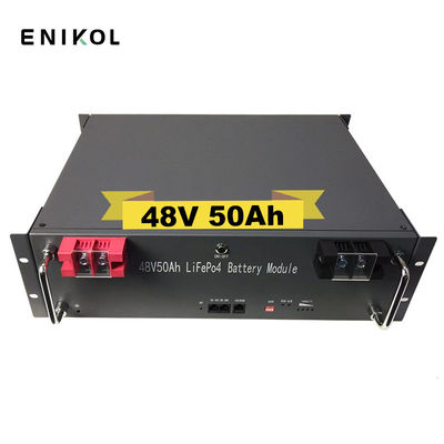 51.2V Lifepo4 Sistemas de armazenamento de baterias solares 50ah 48V Bateria solar de lítio