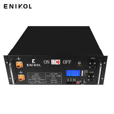 Armazenamento de energia Baterias de lítio 48V Bateria solar Lifepo4 Rack 51.2v 100ah Bateria