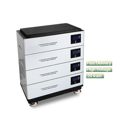 LiFePO4 Bateria empilhável Bateria de lítio de 48v para sistema solar 100ah 200ah