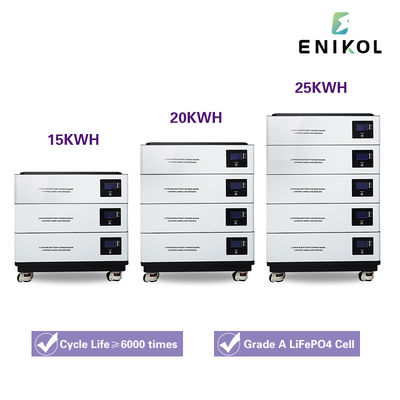 Bateria solar de lítio personalizável de 48v empilhável LiFePo4 para armazenamento de energia doméstica