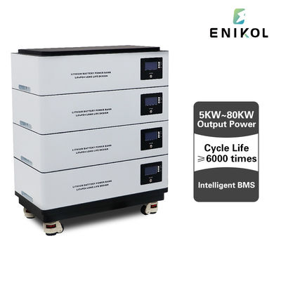 100AH 48V Sistema de Bateria Solar 15kwh Lifepo4 Akku 51.2v 200ah 300ah Bateria de Lítio Solar