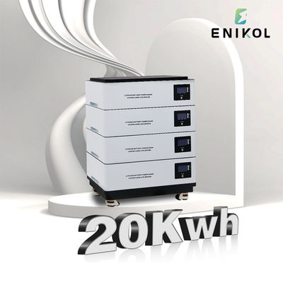 OEM Bateria de íons de lítio de grau A 48v 100ah Bateria LFP Solar 20kwh Bateria empilhável