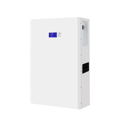 51.2V Bateria LiFePo4 montada na parede 100AH Capacidade nominal 5120WH Armazenamento de energia