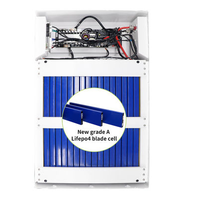 Bateria solar de lítio ferro fosfato de 48V com ecrã LCD e integrada no BMS