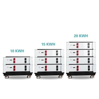 Bateria de lítio empilhável 48v 100ah Bateria LiFePo4 5120WH Container de armazenamento de energia