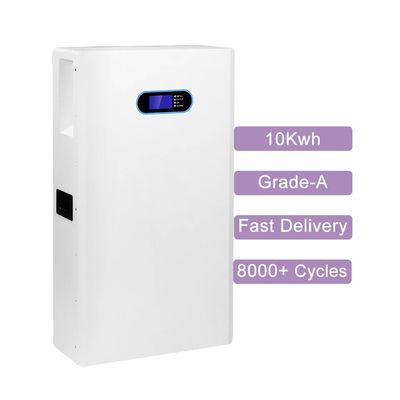Exibição LCD 48V 200AH Fósforo de ferro de lítio 10KW Bateria de armazenamento de energia doméstica