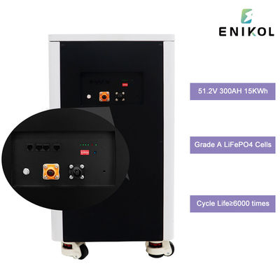 Personalização 48v 300ah Lifepo4 Bateria Solar 15kwh Bateria de Lítio