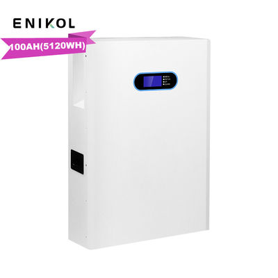 Bateria de armazenamento de energia LiFePo4 montada na parede 48v 100ah Bateria de lítio solar