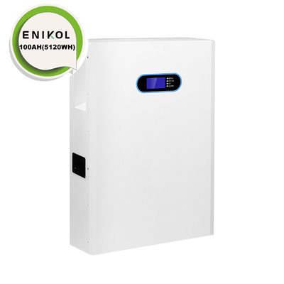 Bateria LiFePo4 de 48 V montada na parede com função de comunicação RS485/RS232/CAN