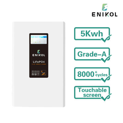 10KW 51.2V LiFePO4 Bateria 200Ah 48V Bateria solar com BMS embutida