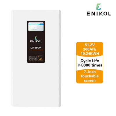 48V 300AH 15kwh Bateria solar LiFePO4 montada na parede para sistema de energia solar off-grid