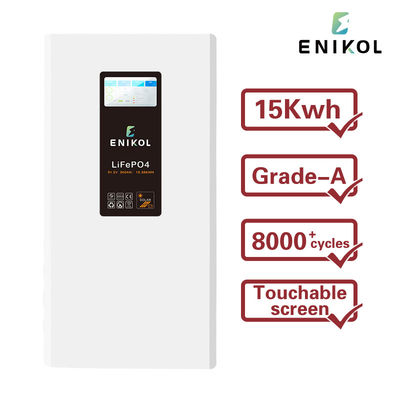 58.4V Bateria de lítio 200Ah 100Ah 48V Bateria solar 15kwh Construída em BMS RS485/RS232/CAN