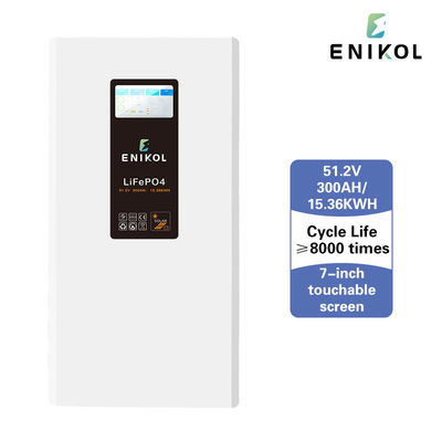 Bateria solar de folha acrílica preta 48V Lifepo4 200AH 300AH com tensão nominal 51.2V