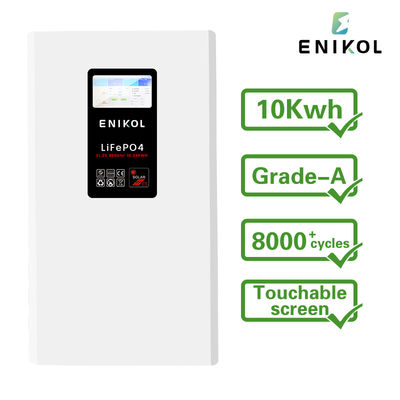 51.2V 200Ah bateria de lítio ferro fosfato, bateria de armazenamento de energia para casa construída em BMS