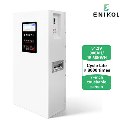 Home Solar 300AH LiFePo4 Bateria Power Wall Montado com RS485 RS232 Comunicação BMS Construído em BMS