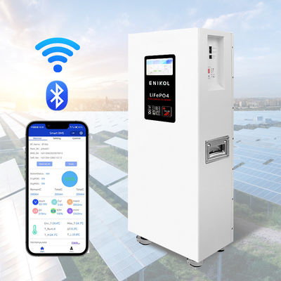 Longo ciclo de vida tela sensível ao toque de 7 polegadas bateria solar de 48V WIFI/Bluetooth 10KWH Lifepo4