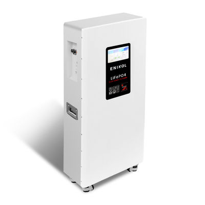 Tela sensível ao toque 48V Bateria solar móvel de lítio 15KWH 300AH Bateria de armazenamento de energia doméstica 51.2V