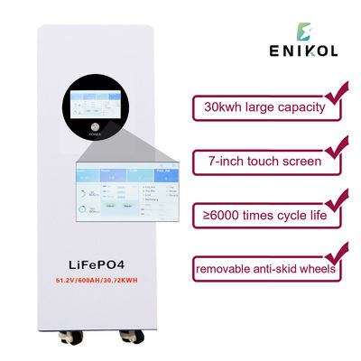 Bateria solar de grande capacidade 30kwh 48V para casa 600ah Bateria de lítio ferro fosfato